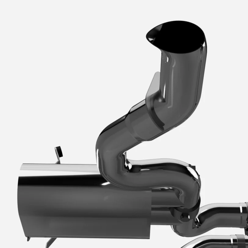 Układ wydechowy Mustang Side-Pipe Ford Mustang 64.5-68 - obrazek 4