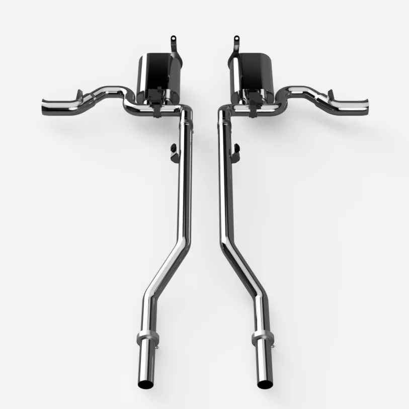 Układ wydechowy Mustang Side-Pipe Ford Mustang 64.5-68 - obrazek 2