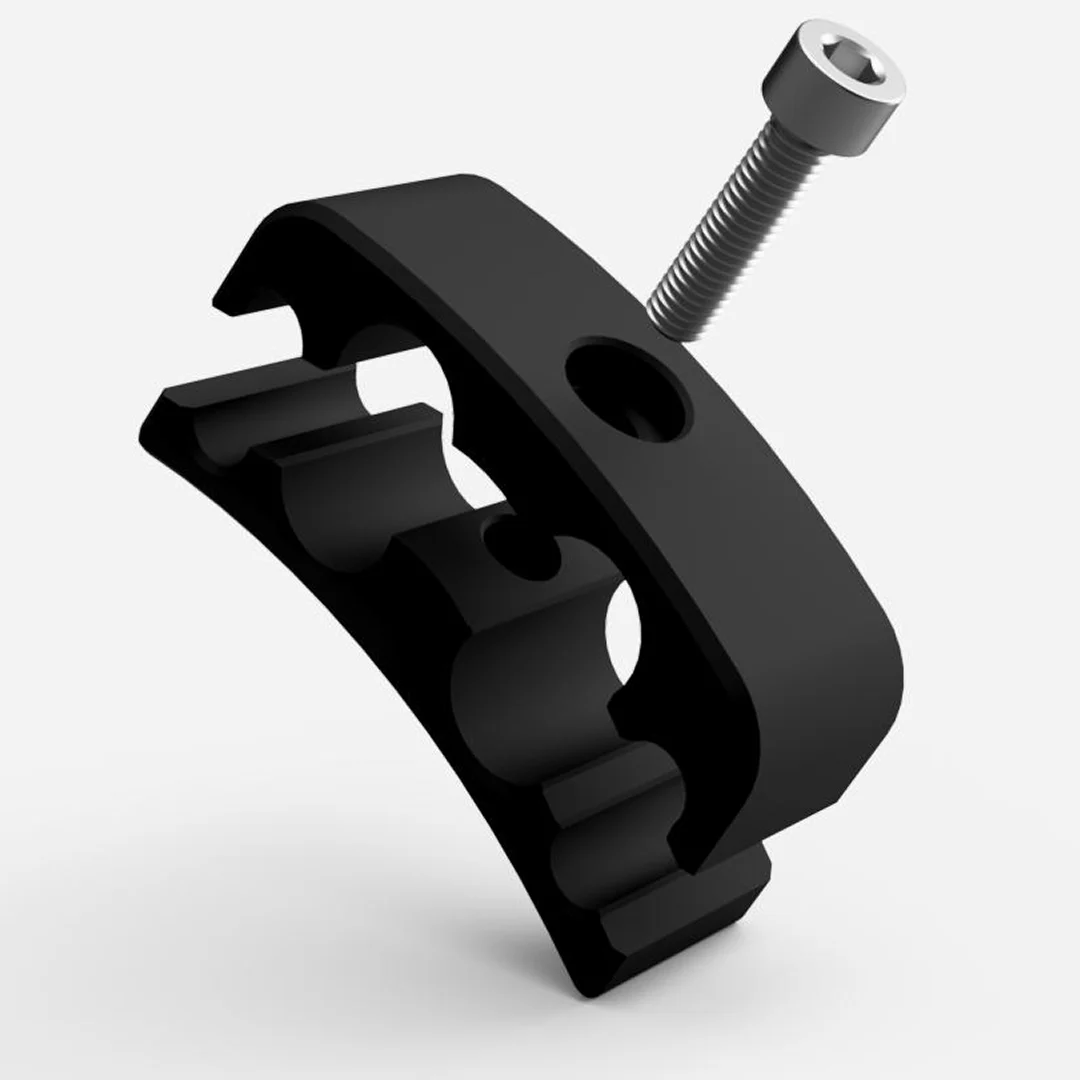 Spinki magistrali hamulcowej i paliwowej poczwórne na tunel środkowy 4,75mm, 6,5mm, 9mm, 12mm Mustang 64.5-68